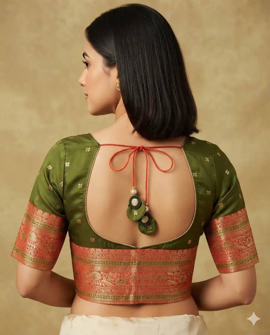 Kanjivaram Bloom — Back
