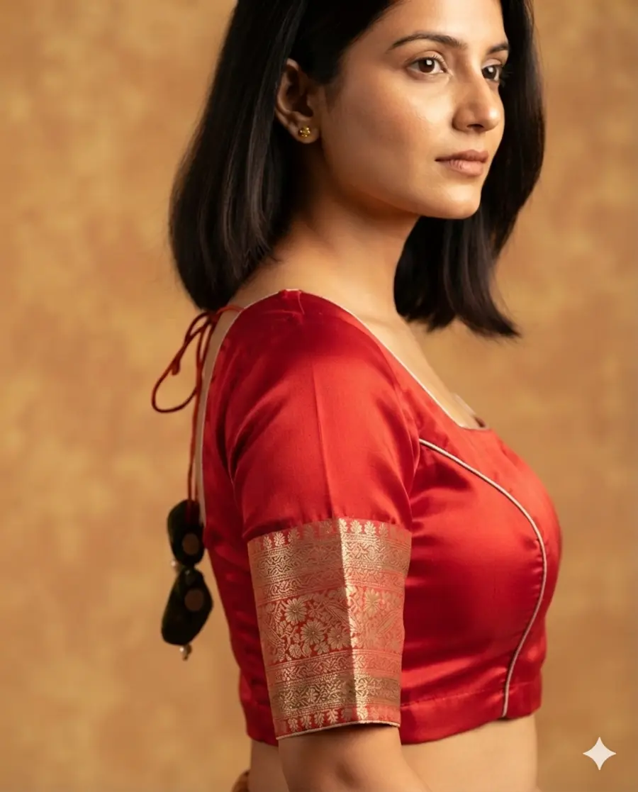 Scarlet Zari — Sleeve detail