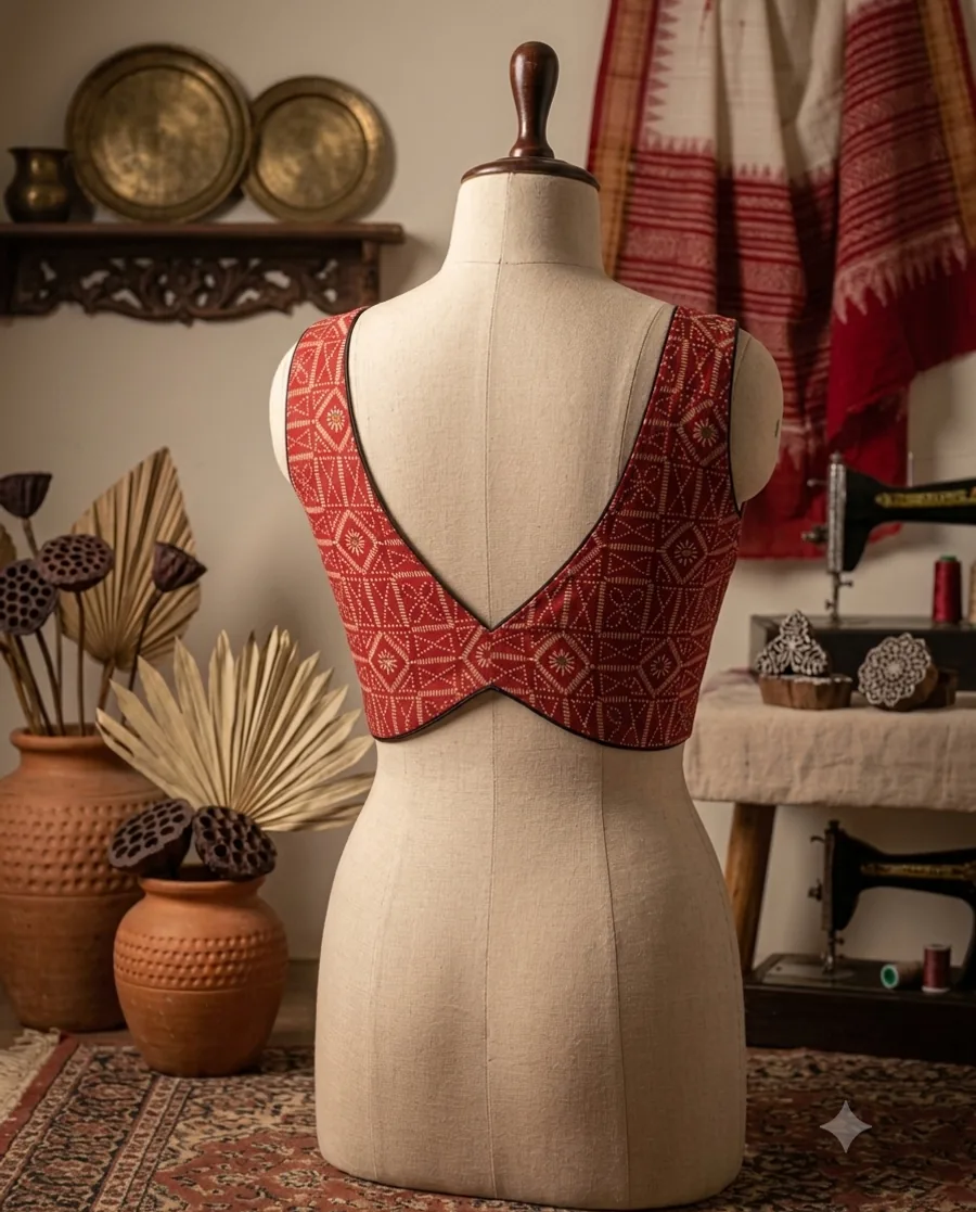 Sindoor Dashami — Sleeve detail